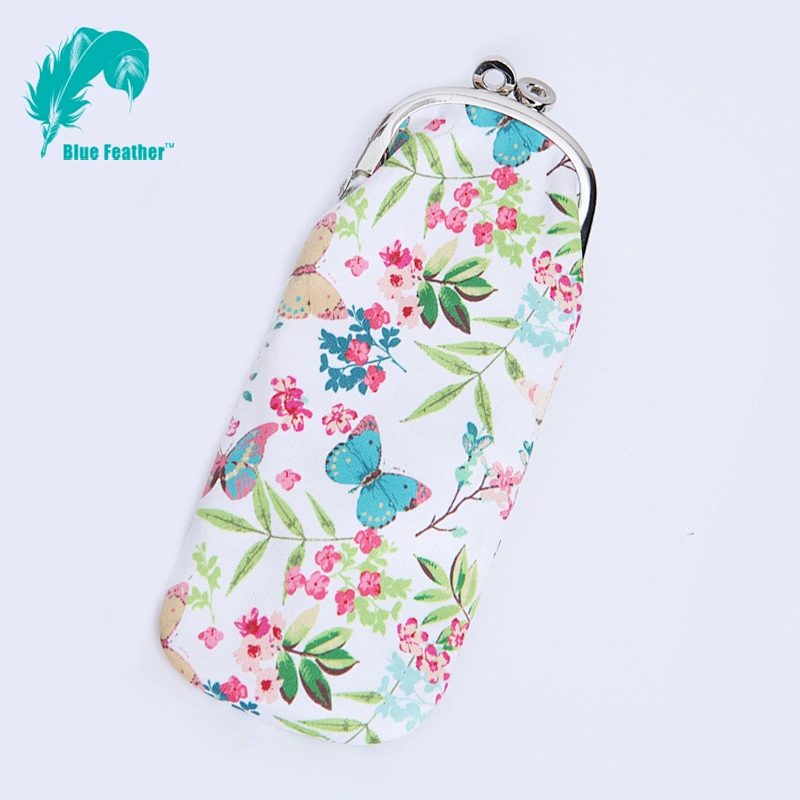 Women's Soft Cloth Eyeglasses Bag Spectacle Case L-195A