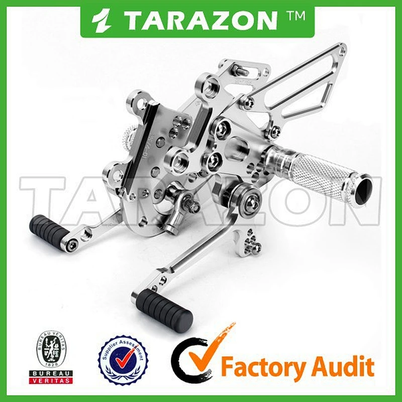 CNC Rear sets Rear set Footrests For Aprilia RSV1000 R FACTORY 2009 2010
