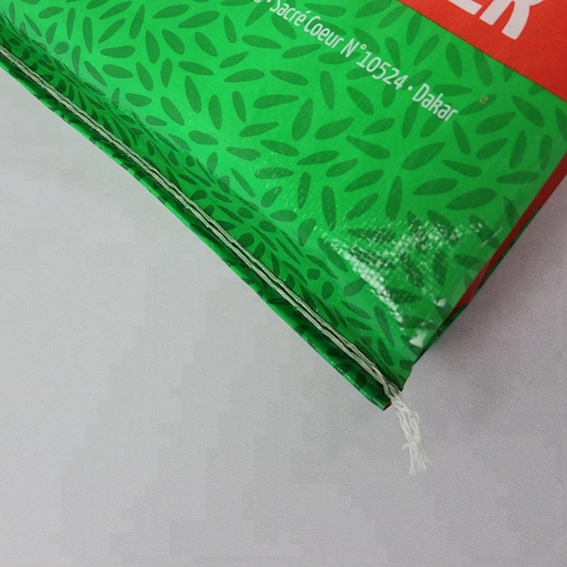 Custom printed 25kg 50kg pp woven rice  bag, plastic rice  packing bag for sale