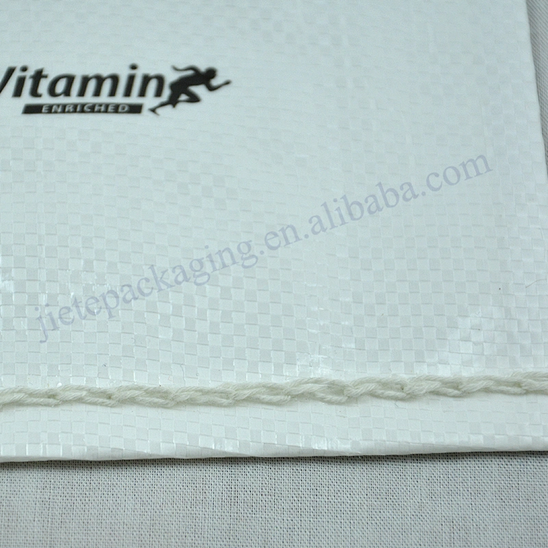 2.5kg White plastic bopp laminated white empty flour bag,pp bag for flour