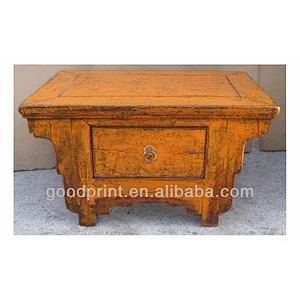 Vintage Antique Reclaimed Wood End table Night Stand Patio Furniture Rustic