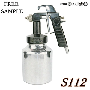 S112 High-Capacity 1000CC Suction Black Spray Painting Spray Gun