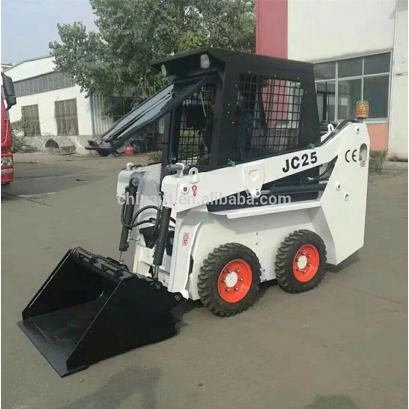 China high performacne track type mini skid steer loader with mini trencher for sale