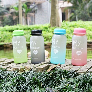 High Quality Dream Cocktail Color Glass Water Bottles for Girl Easy to Take Outside