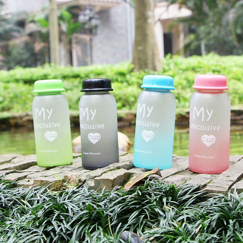 High Quality Dream Cocktail Color Glass Water Bottles for Girl Easy to Take Outside