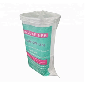 White color pp woven 25kg fertilizer packaging bag, organic plastic bag for fertilizer,25kg bag dimension
