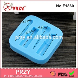 2015 newest gum paste make up series silicone fondant mold