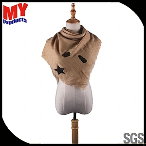 Cheap price custom latest design knitted scarf