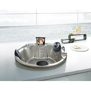 Big Size Luxury Fashion Built-in Garde Massage Bathtub 3 Person