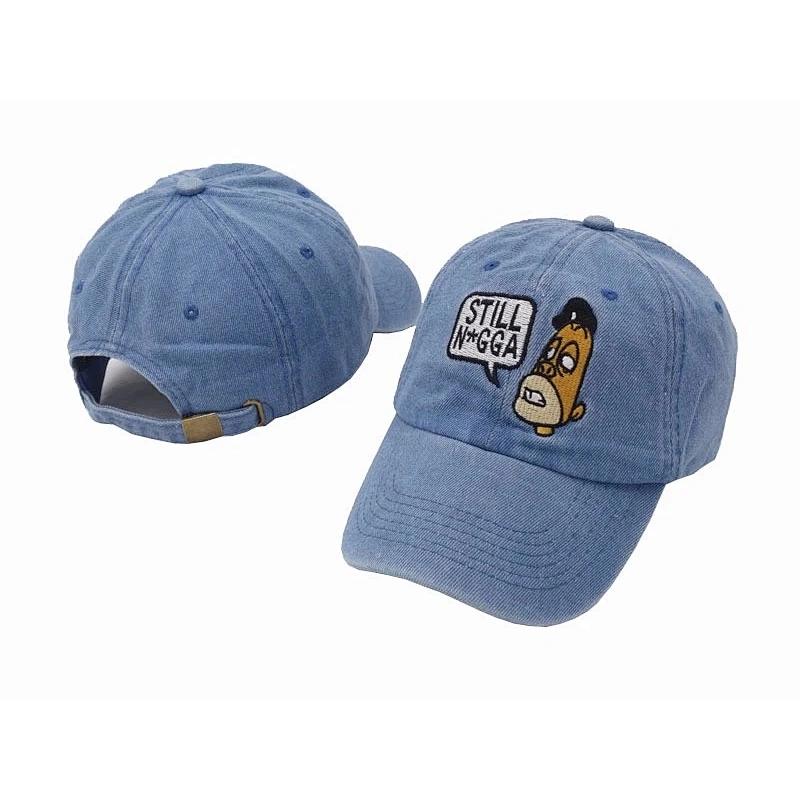 Custom Suede Material 2D Embroidered Dad Hats