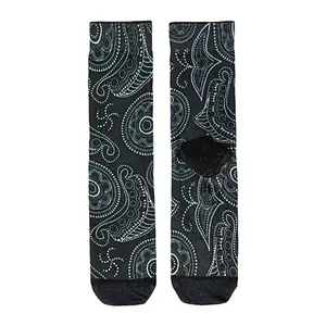High Quality Bamboo Fiber Fashion Women's Printing Ready Product Pop Crew Socks
