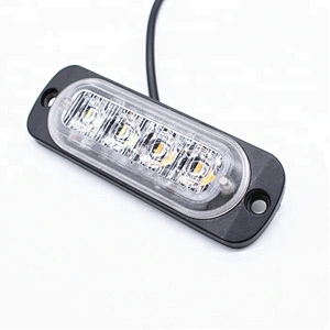 12V car accessories 24V Red Blue Amber White 12W Flash LED truck position lights