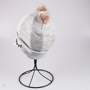winter keep warm factory price outdoor new born baby pokemon hat