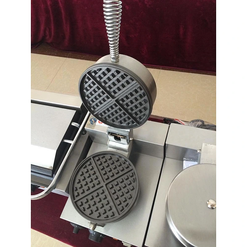 Electric round shape hong kong waffle maker with double heads egg waffle machine (SUNRRY SY-WM25B)