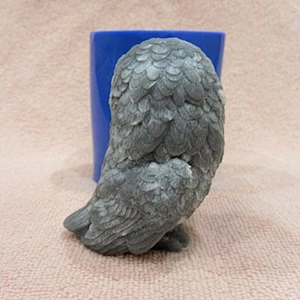 Owl silicone Soap mold 3D animal candles making mould Silica