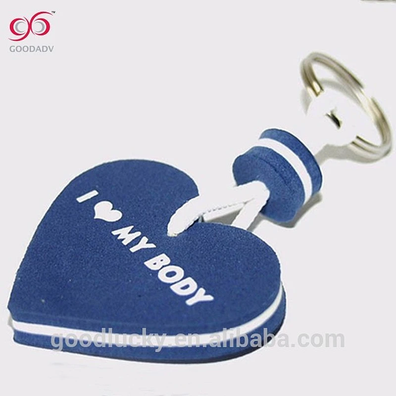 Personalized Customized Floating Eva Foam Keychains from China Factory