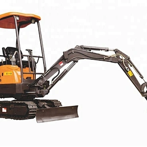YFE16 1.6t super mini rubber crawler excavator digger machine