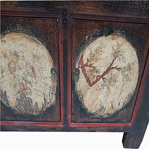 oriental distressed painted furniture for stores use