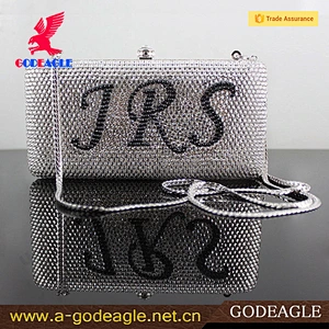 Factory customized High quality rhinestone clutch purses