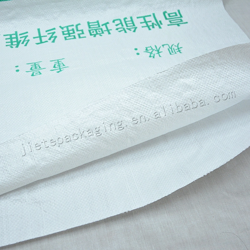 White plastic polypropylene pp woven sea food bag for packaging fish,sleeve-fish,frozen meat