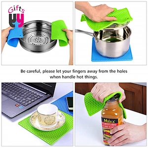 foldable washable silicone placemat coaster table mat natural