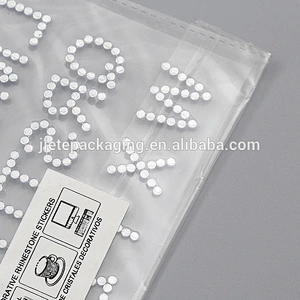 Custom printing logo all colors gift PE plastic bag wholesale
