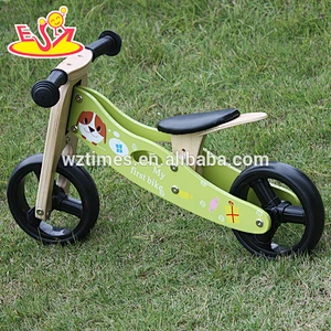 2018 New design wooden balance bike toy children wooden balance bike toy baby wooden balance bike toy W16C098