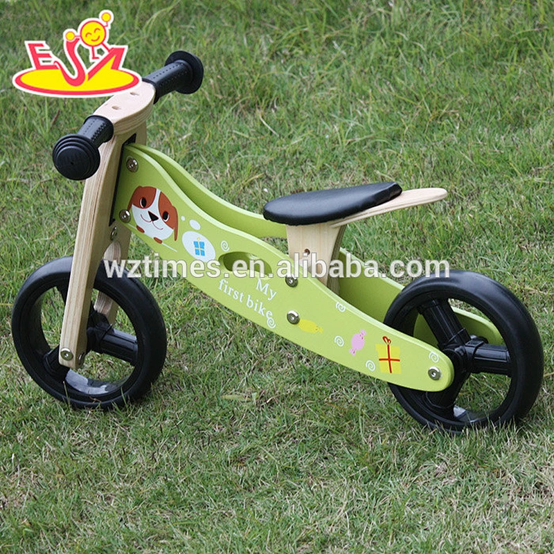2018 New design wooden balance bike toy children wooden balance bike toy baby wooden balance bike toy W16C098