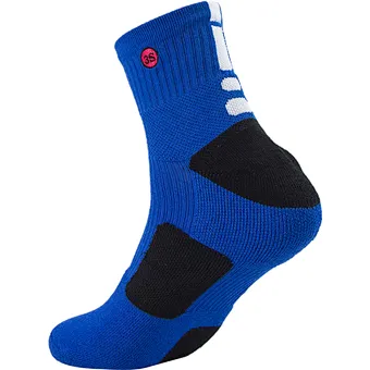 Cotton jacquard pile sport basketball socks