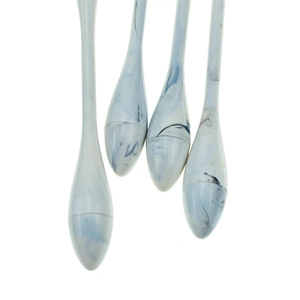 2018 new design cosmetics tools professional marble handle customer 5pcs makeup brush set