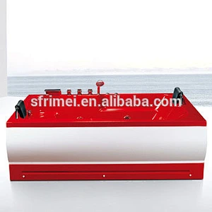 2018 New Style Japan Popular Sex Red Shine Body Massage Bath Tub Waterfall