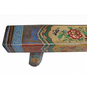 Chinese antique hand painted popular bench, Garden bench for sale