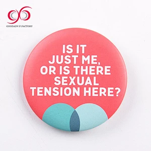 Promotional products badge buttons for nurses custom cheap factory custom cloth badges