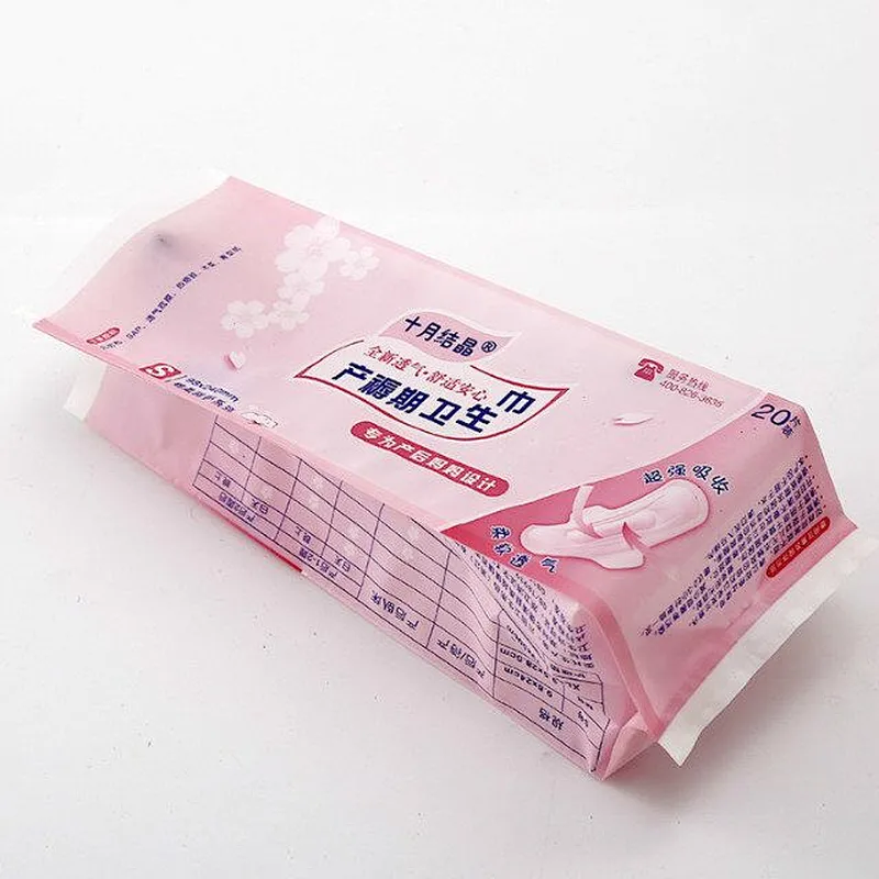 Color printing PE bag for wipes, sanitary towel packaging