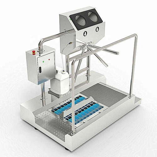 Automatic Cleaning Machine Hygiene Cleaning station combines hand sanitize with boots cleaning