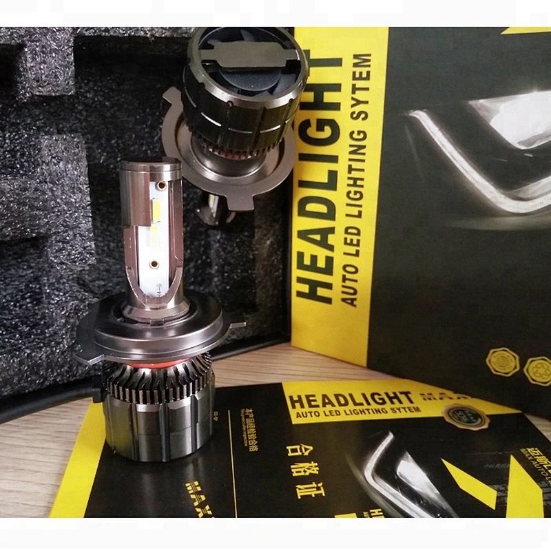 Lightech Wholesale 12V 6000Lm car headlight 9003 hb2 A7 Mini Auto focos H4 LED Bulb