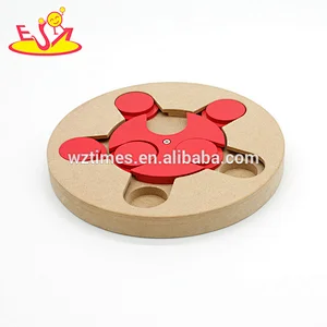 Wholesale high quality dogs cats wooden pet interactive games for gift W06F065