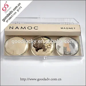 Promotional gifts crystal magnetic sticker glass magnet