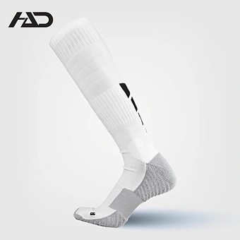 knee hign half terry football sport compression socks