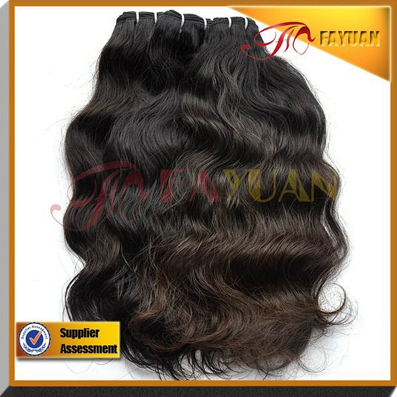 1 to 2years long lasting unprocessed can be dyed Brazilian natural wave hair from Fayuan virgin hair company