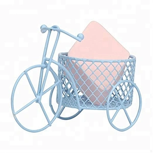 Metal bicycle makeup Sponge Display Stand drying holder rack