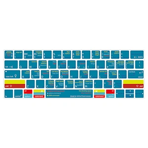 custom keyboard cover Ado be Dreamweaver Hotkeys Slim TPU for mac keyboard cover for macbook touch bar 13 15