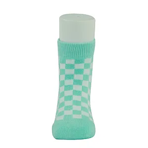 High Quality Checks Pattern Cotton Kids Socks