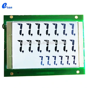 custom size segment 776 LCD screen display for fuel dispenser