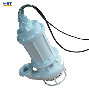 Submersible slurry dredger pump chrome