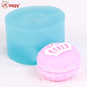 S3308 3D macaron handmade Soap Mold Silica Gel Mould Candle Soap Silicone Mold Macaron Cake Mold Fondant Deaorationg Tools