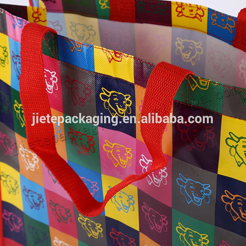 Accept Custom Order design printing plastic material bags for shopping with personal logo