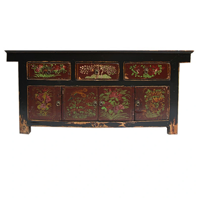 2016 hot-sale chinese antique furniture Beijing reproduction painted furniture