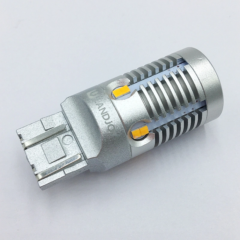 LANDJOY S1C tail & turning car lights t20 w21/5w 7443 led amber