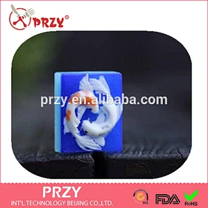 2017 PRZY Pisces 9 Bars Tray soap silicone mold Pisces silicone mold soap molds